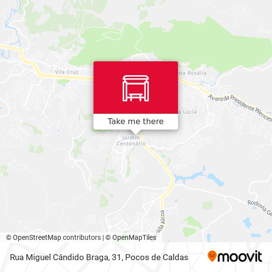 Rua Miguel Cândido Braga, 31 map