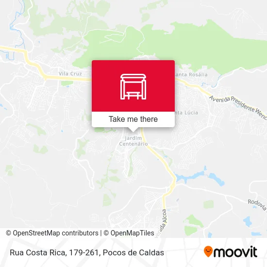 Rua Costa Rica, 179-261 map