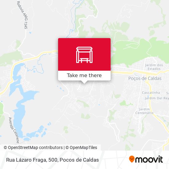 Rua Lázaro Fraga, 500 map