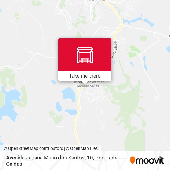 Mapa Avenida Jaçanã Musa dos Santos, 10