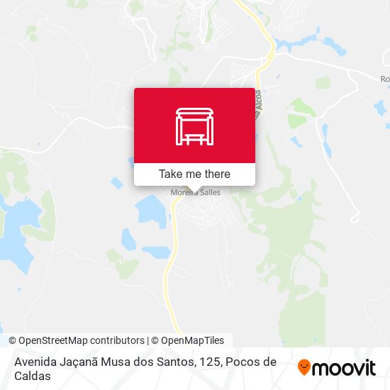 Mapa Avenida Jaçanã Musa dos Santos, 125