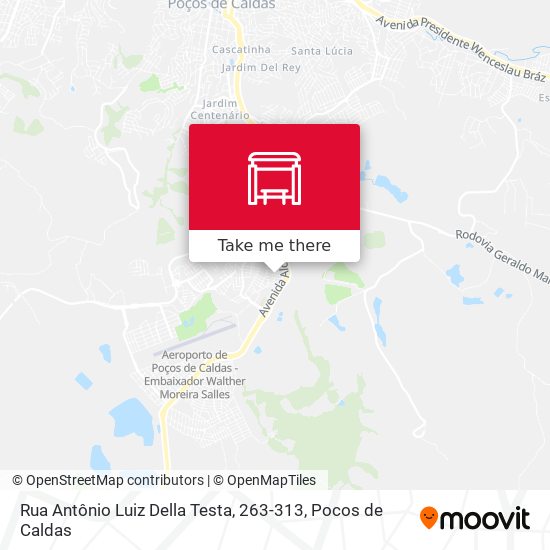Rua Antônio Luiz Della Testa, 263-313 map