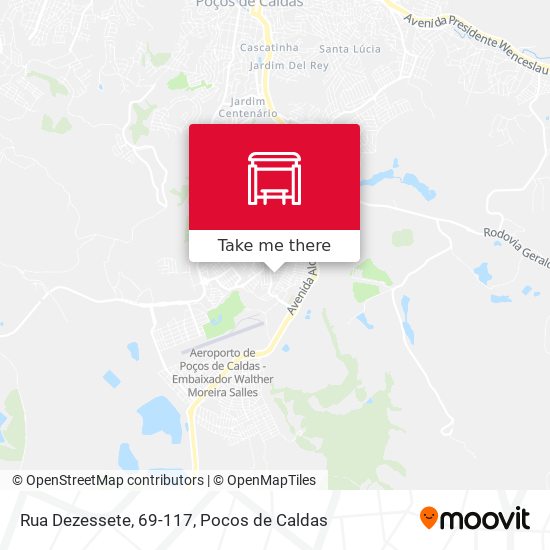 Rua Dezessete, 69-117 map