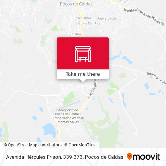 Avenida Hércules Frison, 339-373 map