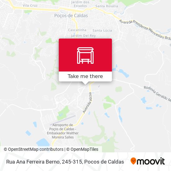 Rua Ana Ferreira Berno, 245-315 map