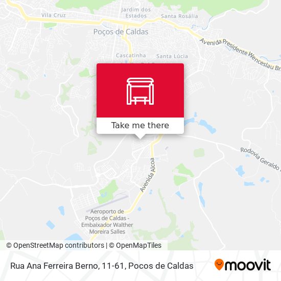 Rua Ana Ferreira Berno, 11-61 map