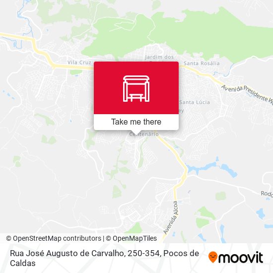Rua José Augusto de Carvalho, 250-354 map
