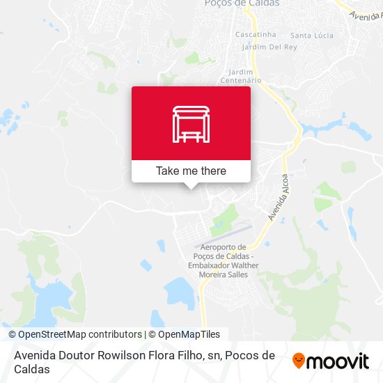 Avenida Doutor Rowilson Flora Filho, sn map