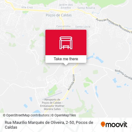 Mapa Rua Maurílio Marquês de Oliveira, 2-50