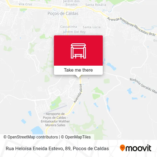 Rua Heloísa Eneida Estevo, 89 map