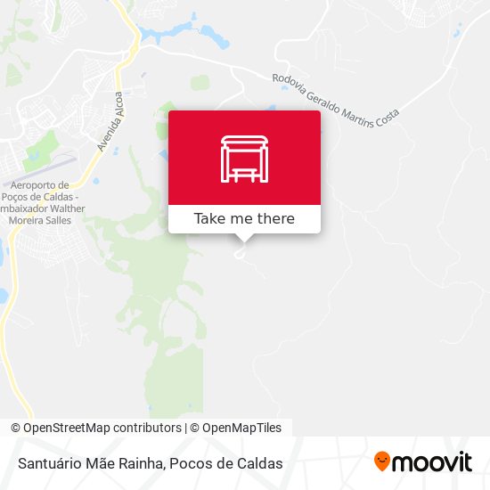 Santuário Mãe Rainha map