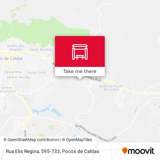 Rua Elis Regina, 595-733 map