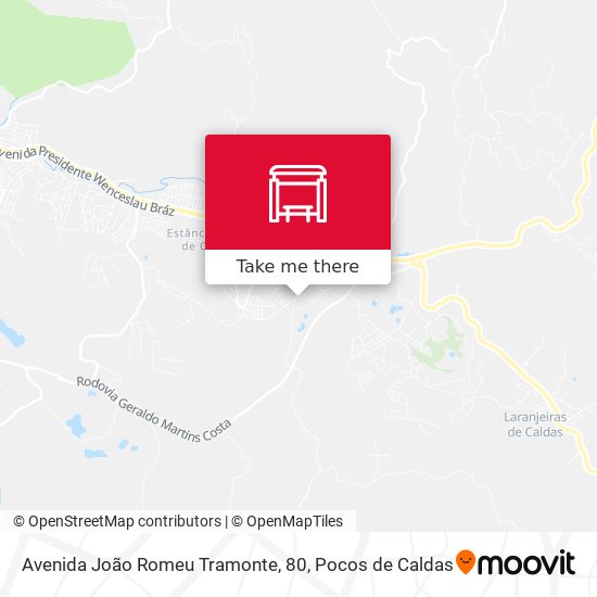 Avenida João Romeu Tramonte, 80 map