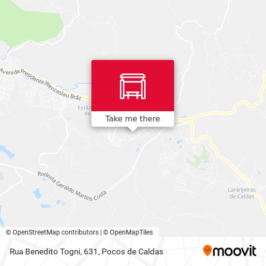 Rua Benedito Togni, 631 map