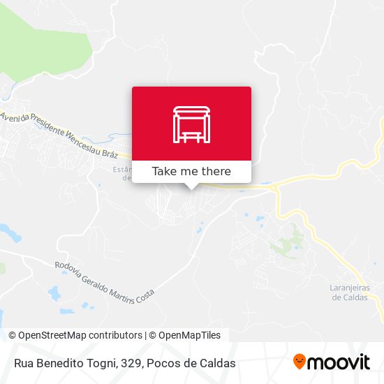 Rua Benedito Togni, 329 map