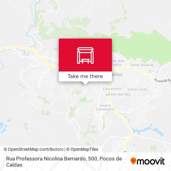 Rua Professora Nicolina Bernardo, 500 map