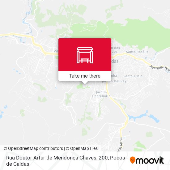 Rua Doutor Artur de Mendonça Chaves, 200 map