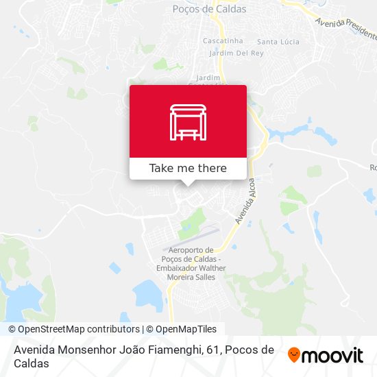 Avenida Monsenhor João Fiamenghi, 61 map