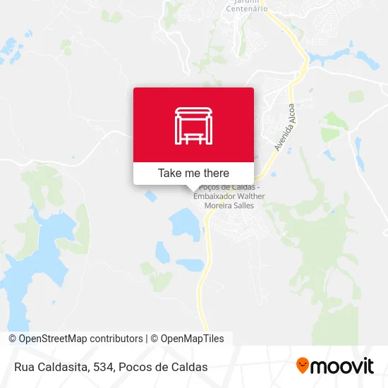 Rua Caldasita, 534 map