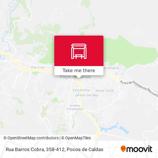 Mapa Rua Barros Cobra, 358-412