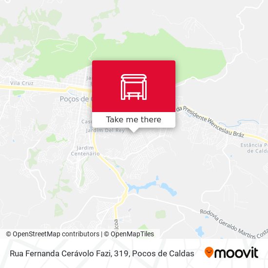 Rua Fernanda Cerávolo Fazi, 319 map