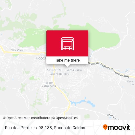 Rua das Perdizes, 98-138 map