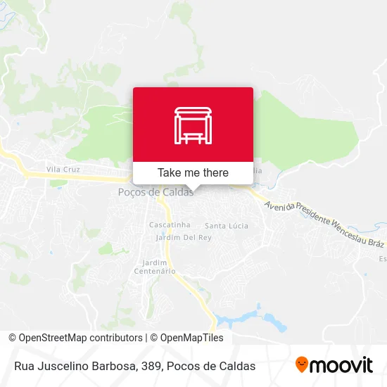 Rua Juscelino Barbosa, 389 map