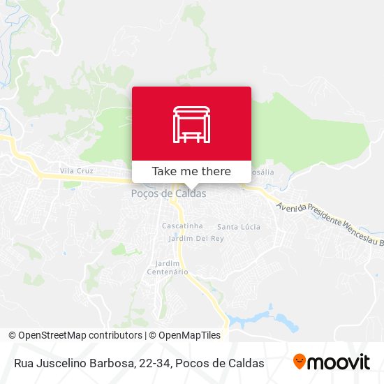 Mapa Rua Juscelino Barbosa, 22-34