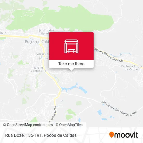 Rua Doze, 135-191 map