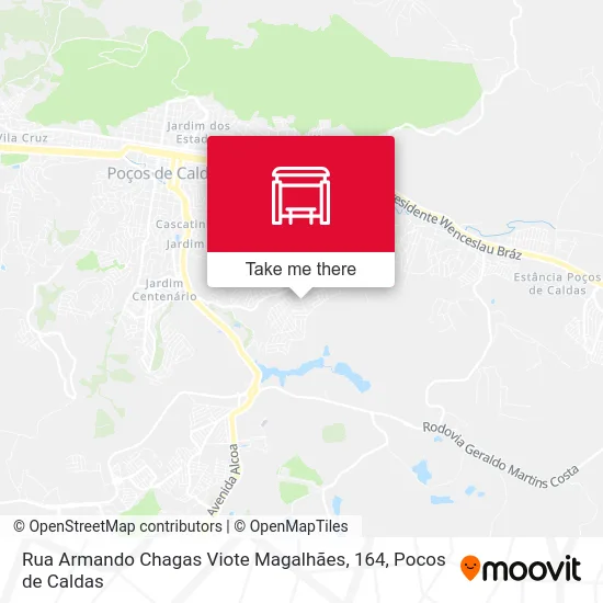 Rua Armando Chagas Viote Magalhães, 164 map