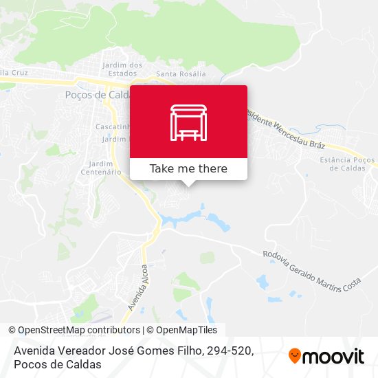 Avenida Vereador José Gomes Filho, 294-520 map