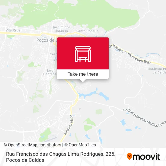 Rua Francisco das Chagas Lima Rodrigues, 225 map