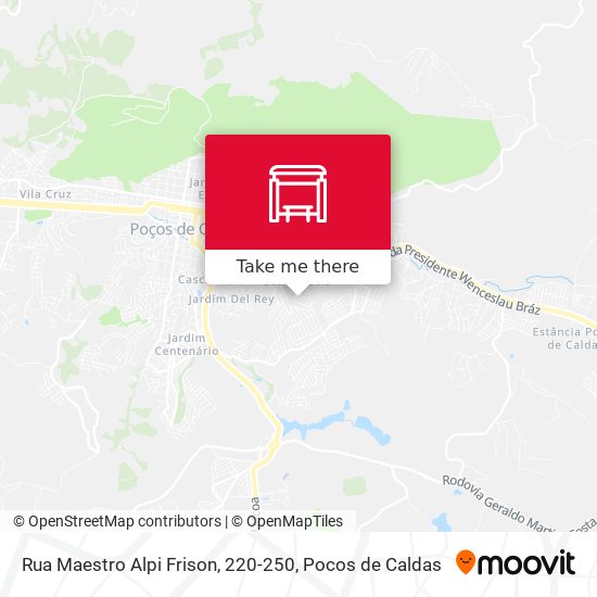 Rua Maestro Alpi Frison, 220-250 map
