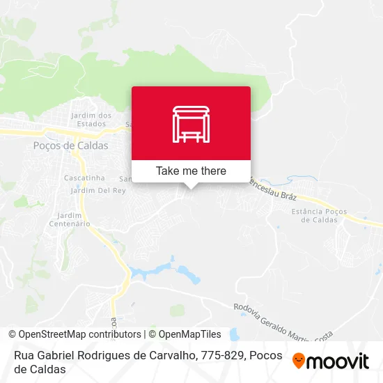 Rua Gabriel Rodrigues de Carvalho, 775-829 map
