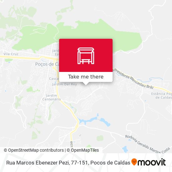 Rua Marcos Ebenezer Pezi, 77-151 map