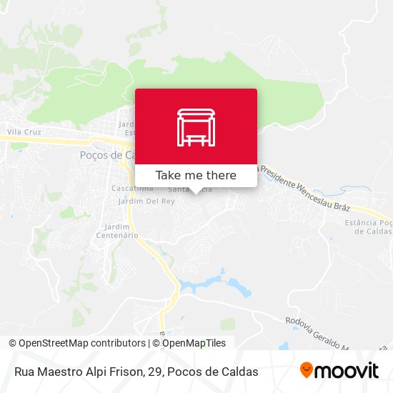 Rua Maestro Alpi Frison, 29 map