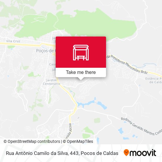 Rua Antônio Camilo da Silva, 443 map