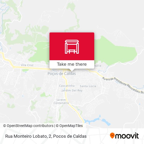 Rua Monteiro Lobato, 2 map