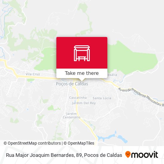 Rua Major Joaquim Bernardes, 89 map