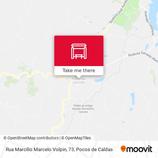 Mapa Rua Marcílio Marcelo Volpin, 73