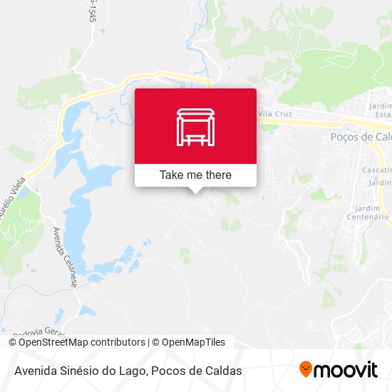 Mapa Avenida Sinésio do Lago