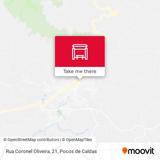 Mapa Rua Coronel Oliveira, 21
