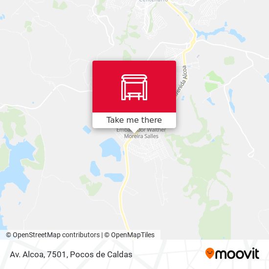 Mapa Av. Alcoa, 7501