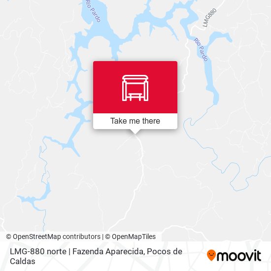 LMG-880 norte | Fazenda Aparecida map