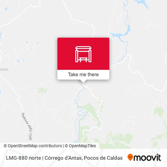 LMG-880 norte | Córrego d’Antas map