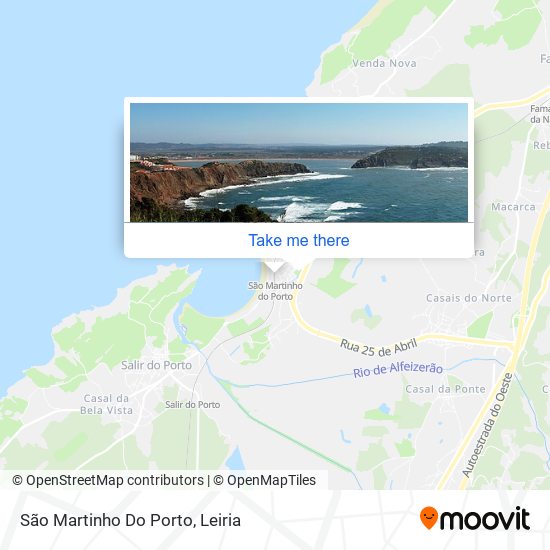 São Martinho Do Porto map