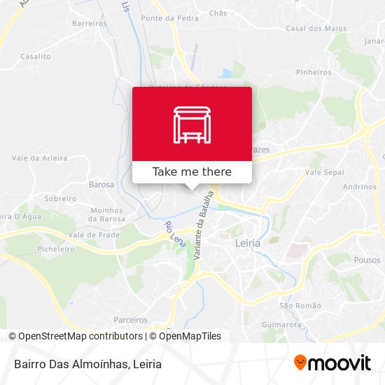 Bairro Das Almoínhas map