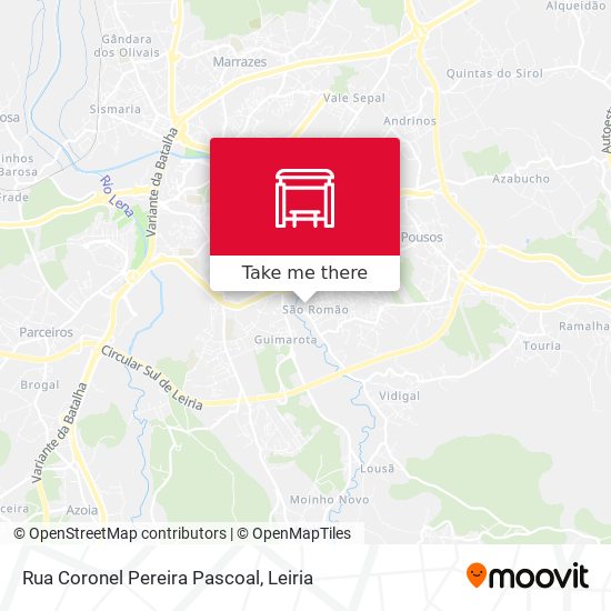 Rua Coronel Pereira Pascoal map