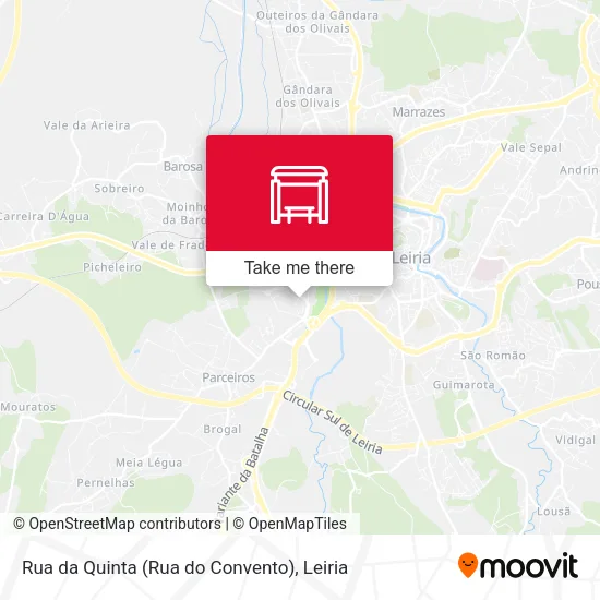 Rua da Quinta (Rua do Convento) map