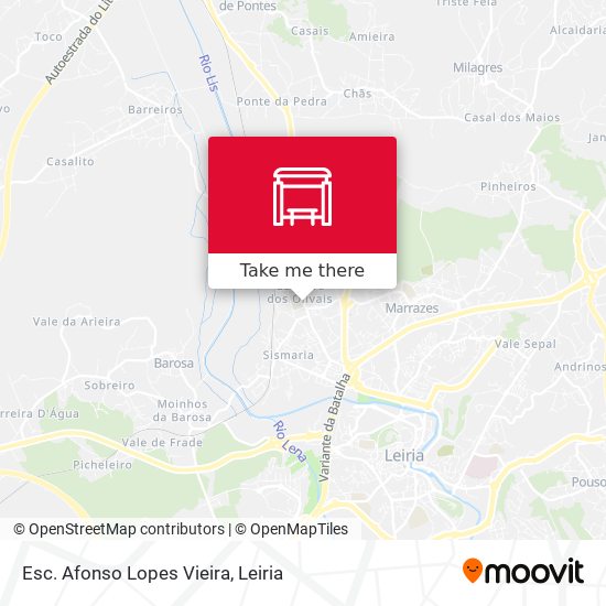 Esc. Afonso Lopes Vieira mapa